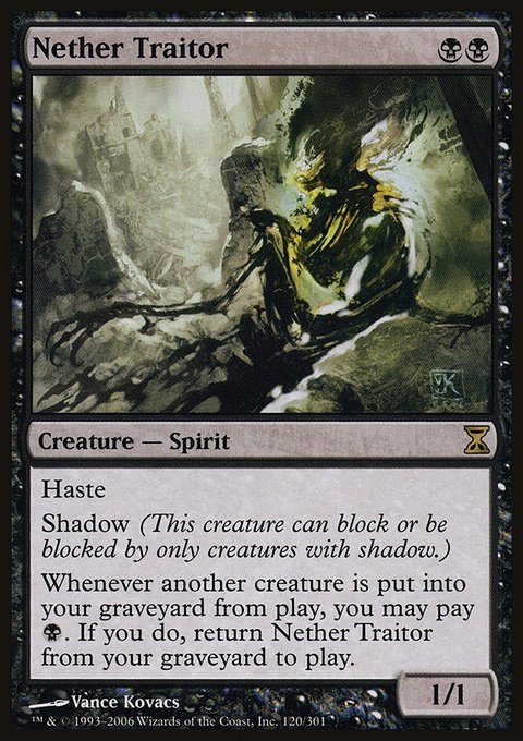 Nether Traitor, Time Spiral #120, Magic: The Gathering card
