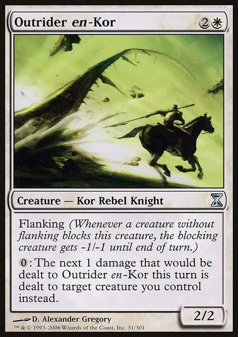 Outrider en-Kor, Time Spiral #31, Magic: The Gathering card