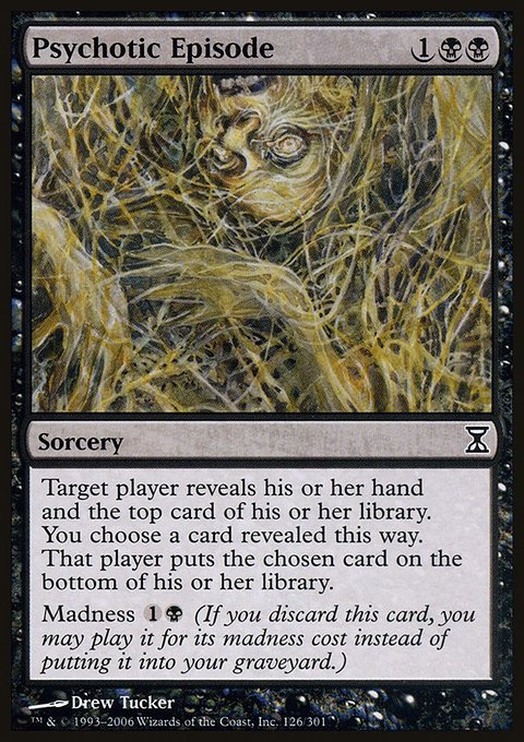 Psychotic Episode, Time Spiral #126, Magic: The Gathering card