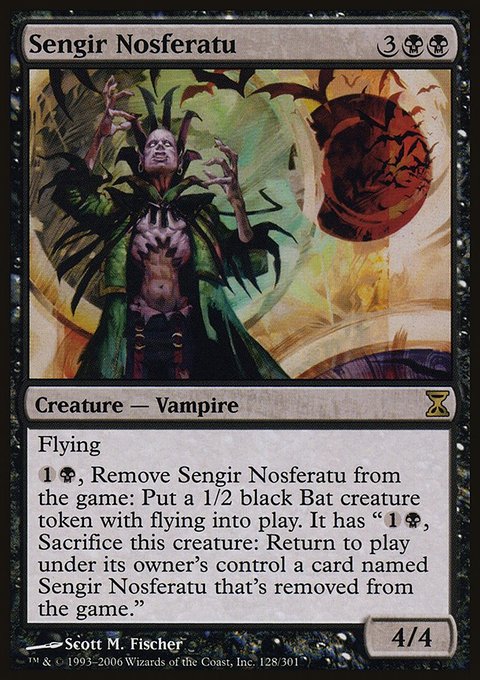 Sengir Nosferatu, Time Spiral #128, Magic: The Gathering card
