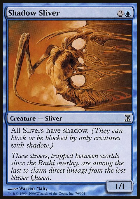 Shadow Sliver, Time Spiral #76, Magic: The Gathering card
