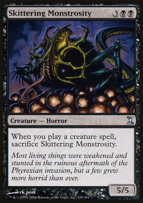 Skittering Monstrosity, Time Spiral #129, Magic: The Gathering card