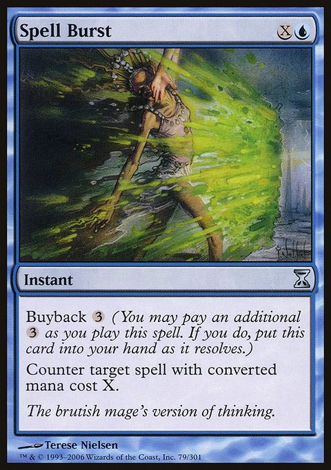 Spell Burst, Time Spiral #79, Magic: The Gathering card
