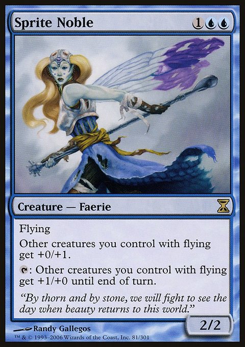 Sprite Noble, Time Spiral #81, Magic: The Gathering card