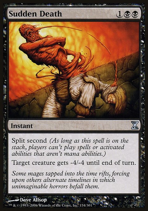 Sudden Death, Time Spiral #134, Magic: The Gathering card