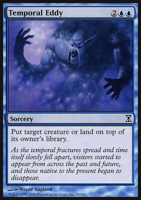 Temporal Eddy, Time Spiral #85, Magic: The Gathering card