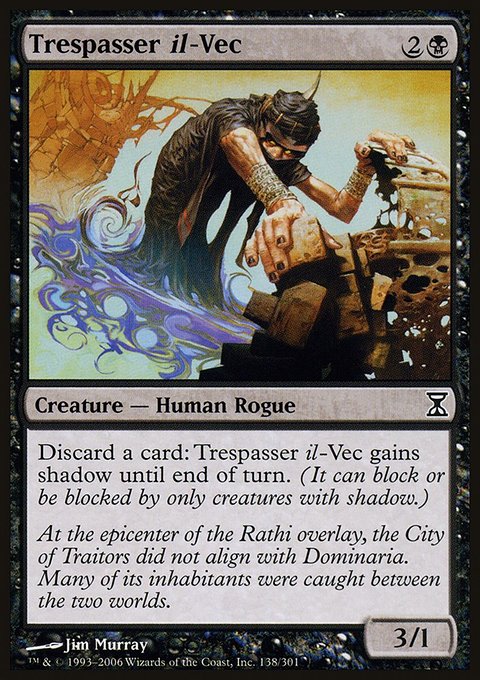 Trespasser il-Vec, Time Spiral #138, Magic: The Gathering card