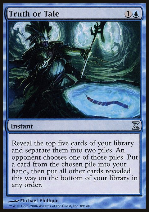 Truth or Tale, Time Spiral #89, Magic: The Gathering card