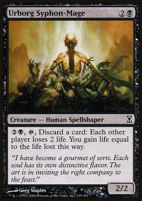 Urborg Syphon-Mage, Time Spiral #139, Magic: The Gathering card