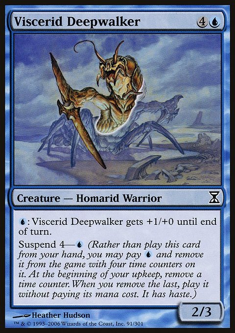 Viscerid Deepwalker, Time Spiral #91, Magic: The Gathering card