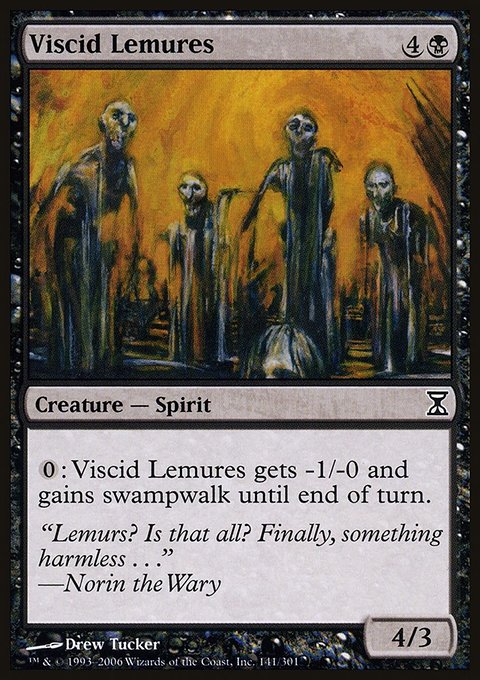 Viscid Lemures, Time Spiral #141, Magic: The Gathering card