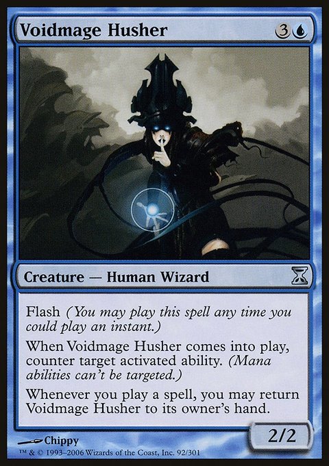 Voidmage Husher, Time Spiral #92, Magic: The Gathering card