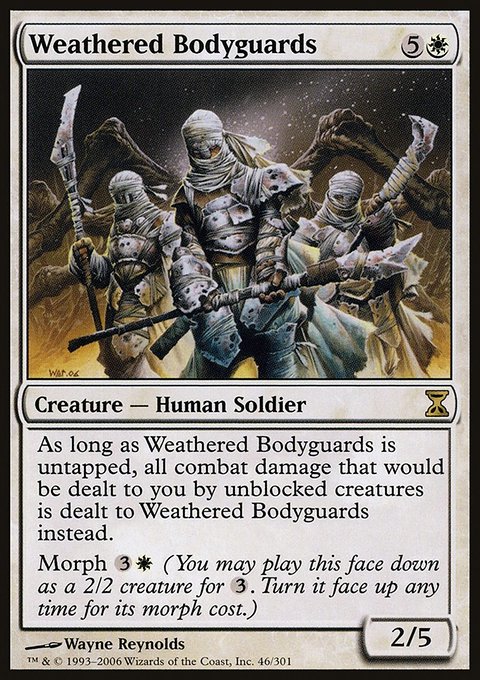 Weathered Bodyguards, Time Spiral #46, Magic: The Gathering card