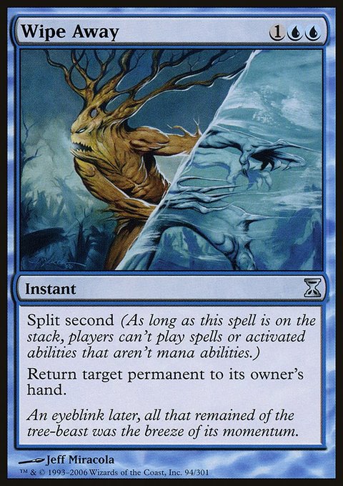 Wipe Away, Time Spiral #94, Magic: The Gathering card