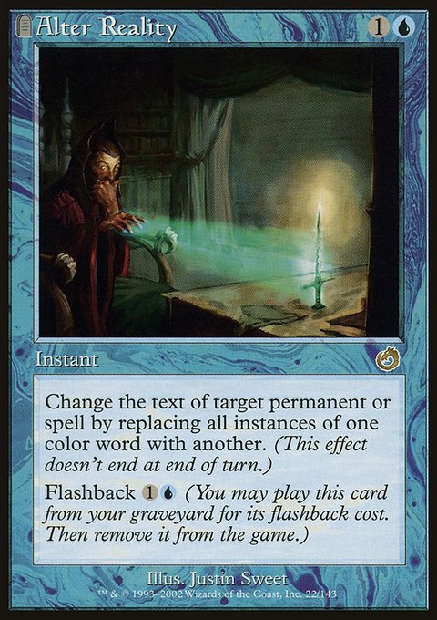 Alter Reality, Torment #22, Magic: The Gathering card