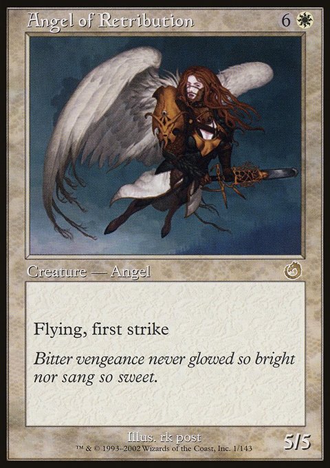 Angel of Retribution, Torment #1, Magic: The Gathering card