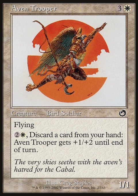 Aven Trooper, Torment #2, Magic: The Gathering card