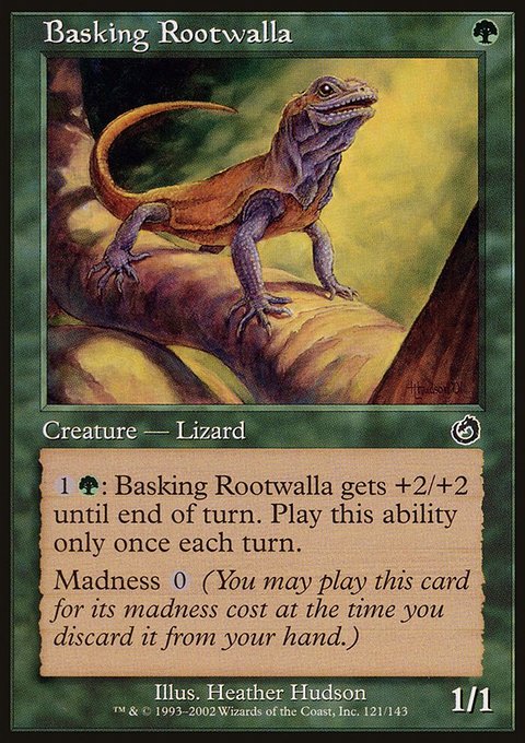 Basking Rootwalla, Torment #121, Magic: The Gathering card