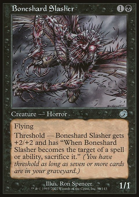 Boneshard Slasher, Torment #50, Magic: The Gathering card