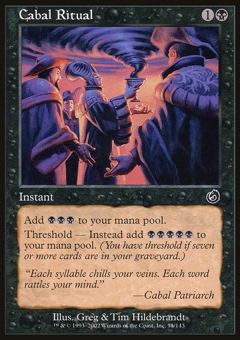 Cabal Ritual, Torment #51, Magic: The Gathering card