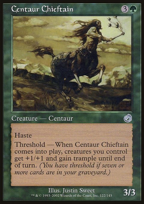 Centaur Chieftain, Torment #122, Magic: The Gathering card