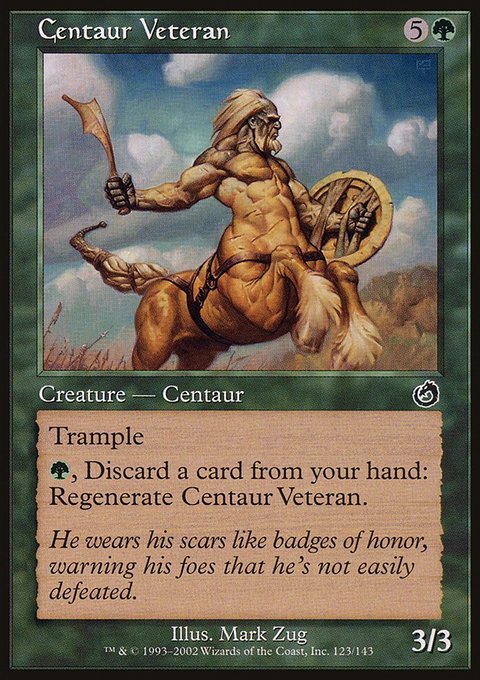 Centaur Veteran, Torment #123, Magic: The Gathering card