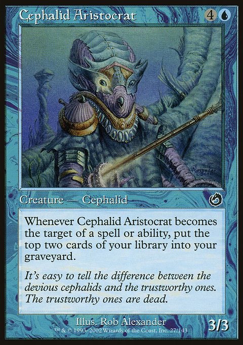 Cephalid Aristocrat, Torment #27, Magic: The Gathering card