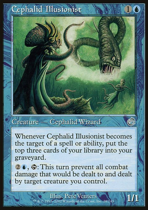Cephalid Illusionist, Torment #28, Magic: The Gathering card