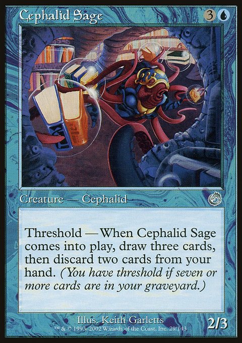 Cephalid Sage, Torment #29, Magic: The Gathering card