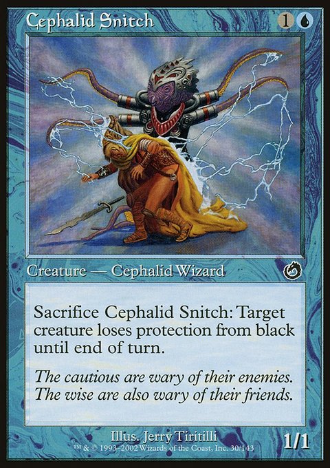 Cephalid Snitch, Torment #30, Magic: The Gathering card