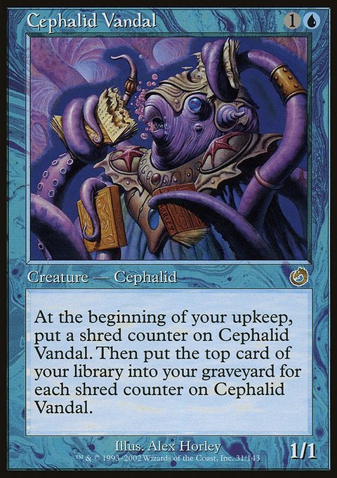 Cephalid Vandal, Torment #31, Magic: The Gathering card