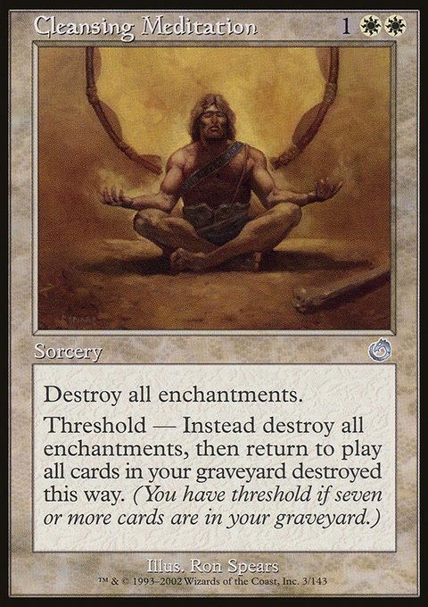 Cleansing Meditation, Torment #3, Magic: The Gathering card