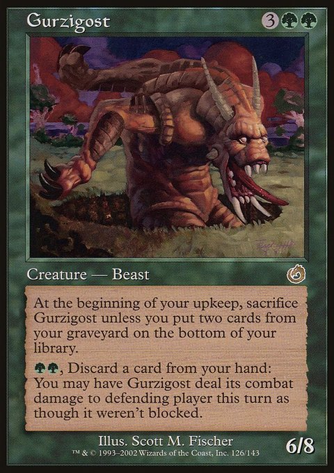 Gurzigost, Torment #126, Magic: The Gathering card