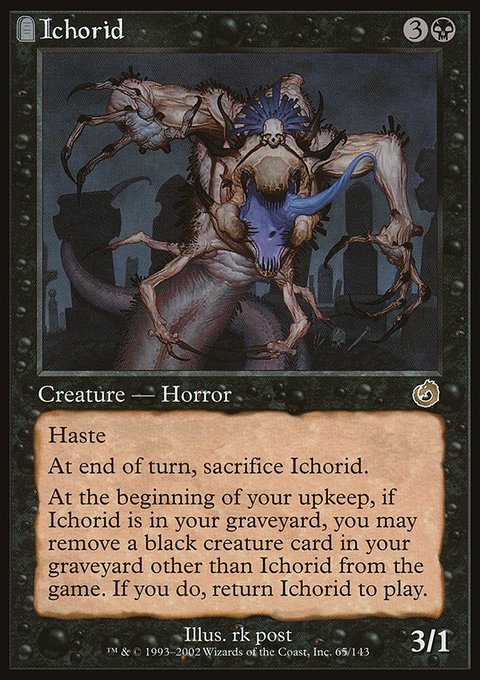 Ichorid, Torment #65, Magic: The Gathering card