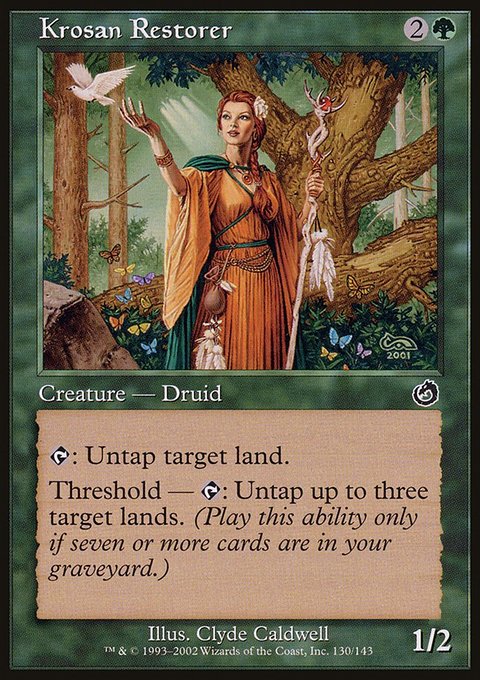 Krosan Restorer, Torment #130, Magic: The Gathering card