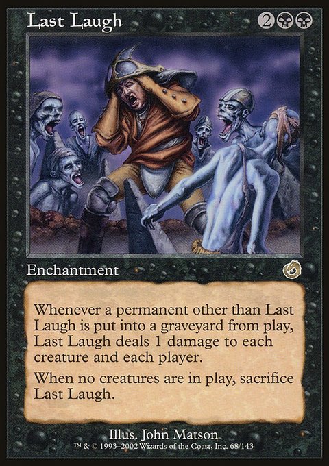 Last Laugh, Torment #68, Magic: The Gathering card