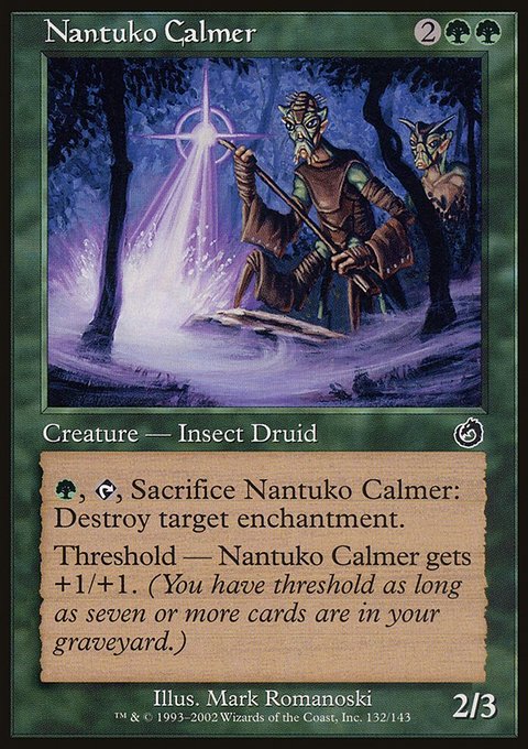 Nantuko Calmer, Torment #132, Magic: The Gathering card