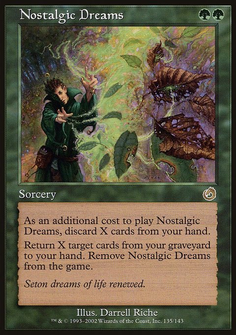 Nostalgic Dreams, Torment #135, Magic: The Gathering card