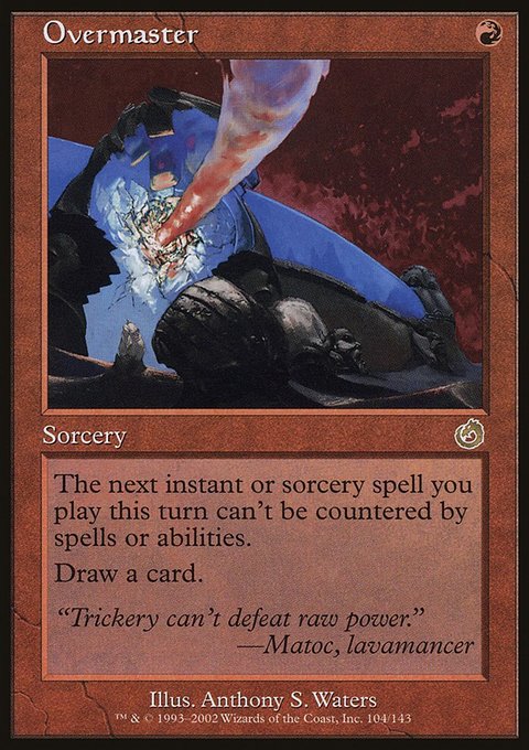 Overmaster, Torment #104, Magic: The Gathering card