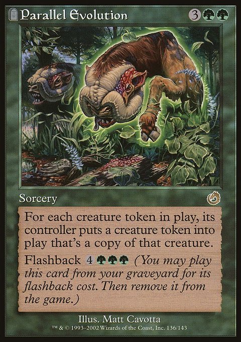 Parallel Evolution, Torment #136, Magic: The Gathering card