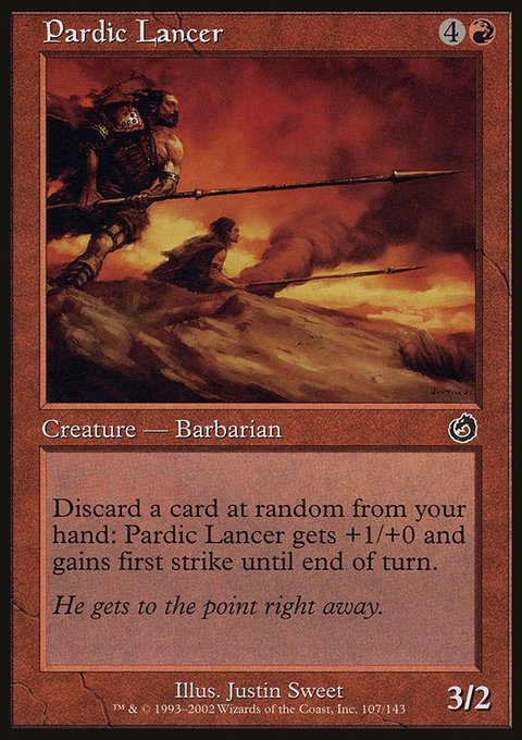 Pardic Lancer, Torment #107, Magic: The Gathering card