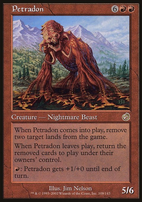 Petradon, Torment #108, Magic: The Gathering card