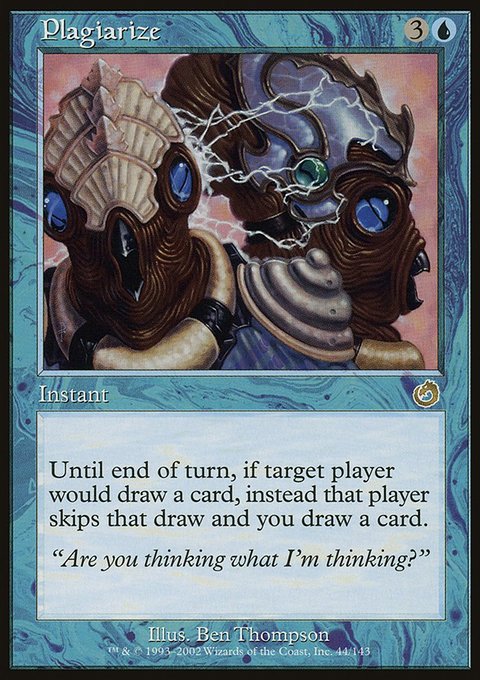 Plagiarize, Torment #44, Magic: The Gathering card