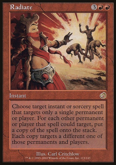 Radiate, Torment #113, Magic: The Gathering card