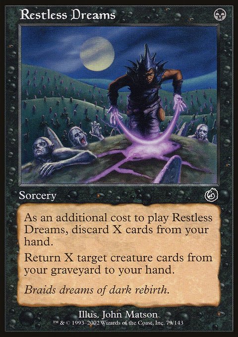 Restless Dreams, Torment #79, Magic: The Gathering card