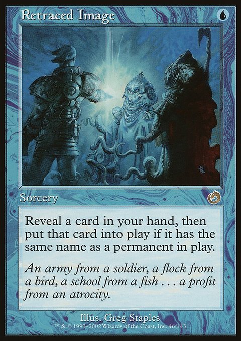 Retraced Image, Torment #46, Magic: The Gathering card