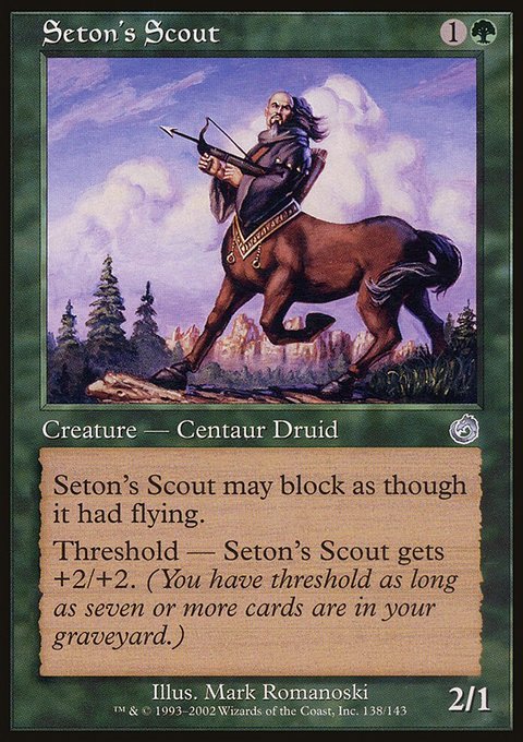 Seton's Scout, Torment #138, Magic: The Gathering card