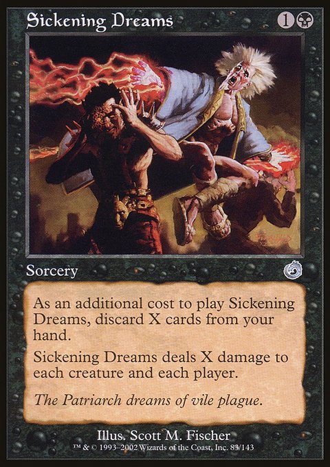 Sickening Dreams, Torment #83, Magic: The Gathering card