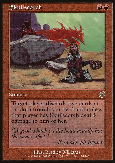 Skullscorch, Torment #114, Magic: The Gathering card