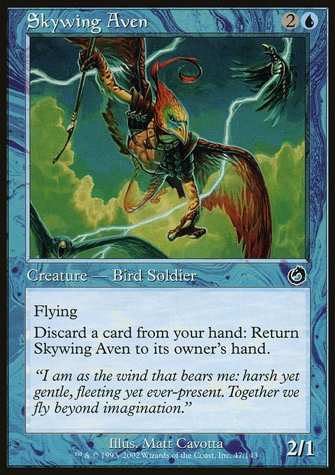 Skywing Aven, Torment #47, Magic: The Gathering card